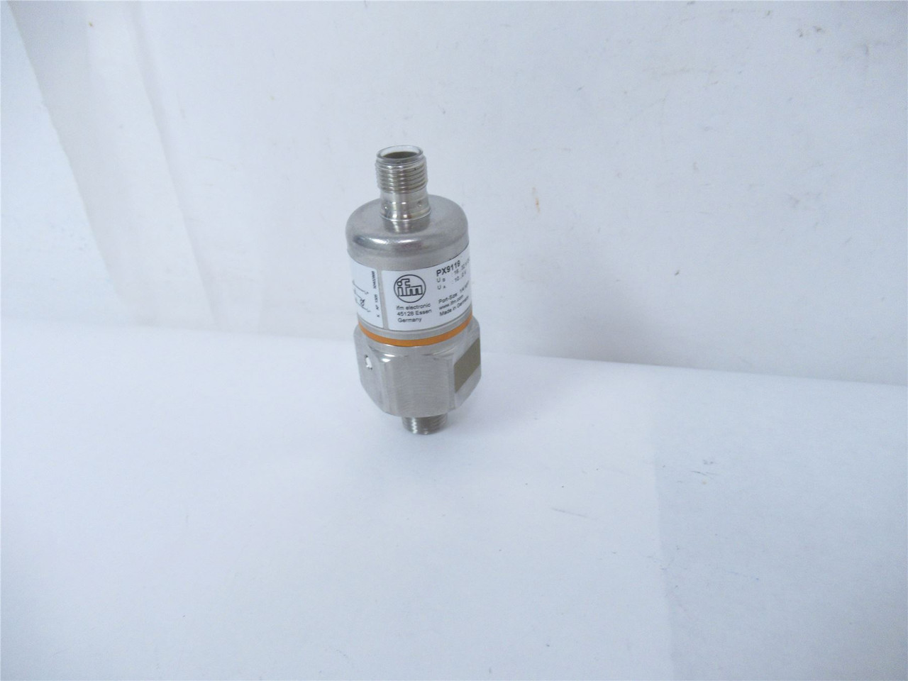 IFM PX9119; Pressure Sensor -14.5 PSI - 0 PSI 0 -10V Dc 4-Pin