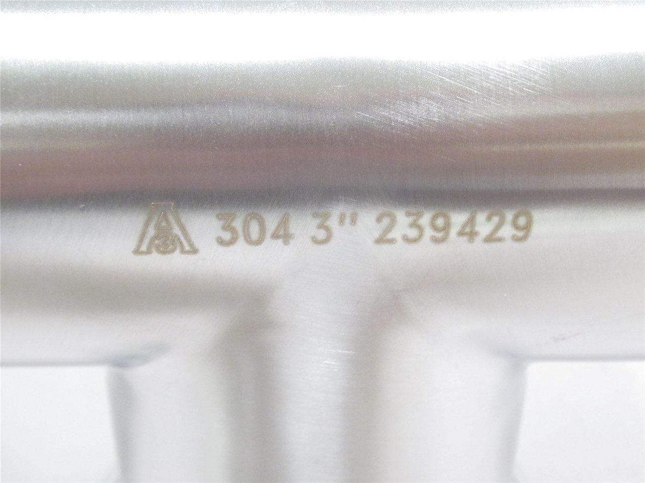 Alfa-Laval B7MP-G300; Sanitary Clamp Tee; SS-304; Size: 3" Alfa-Laval B7MP-G300; Sanitary Clamp Tee; SS-304; Size: 3"