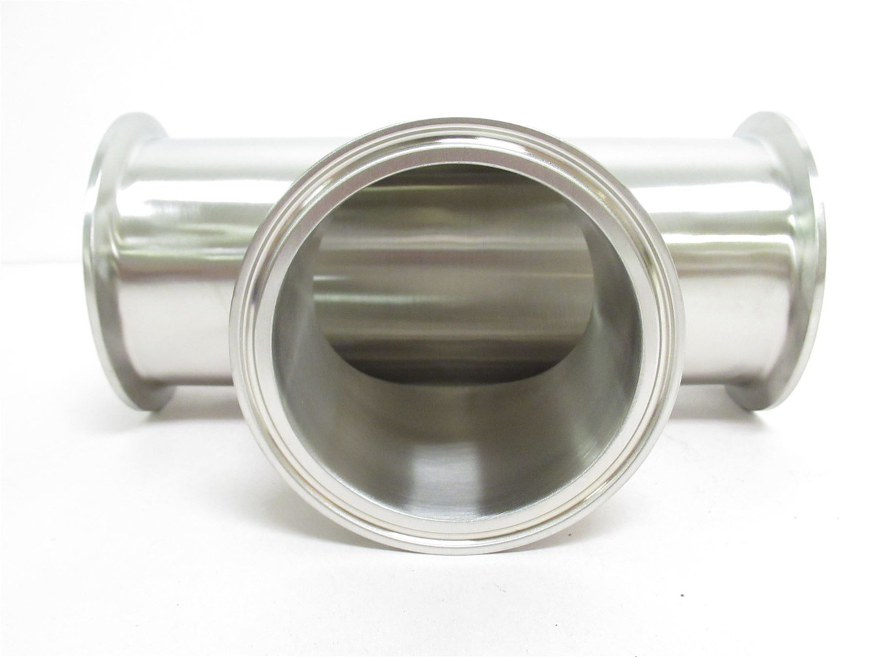 Alfa-Laval B7MP-G300; Sanitary Clamp Tee; SS-304; Size: 3" Alfa-Laval B7MP-G300; Sanitary Clamp Tee; SS-304; Size: 3"