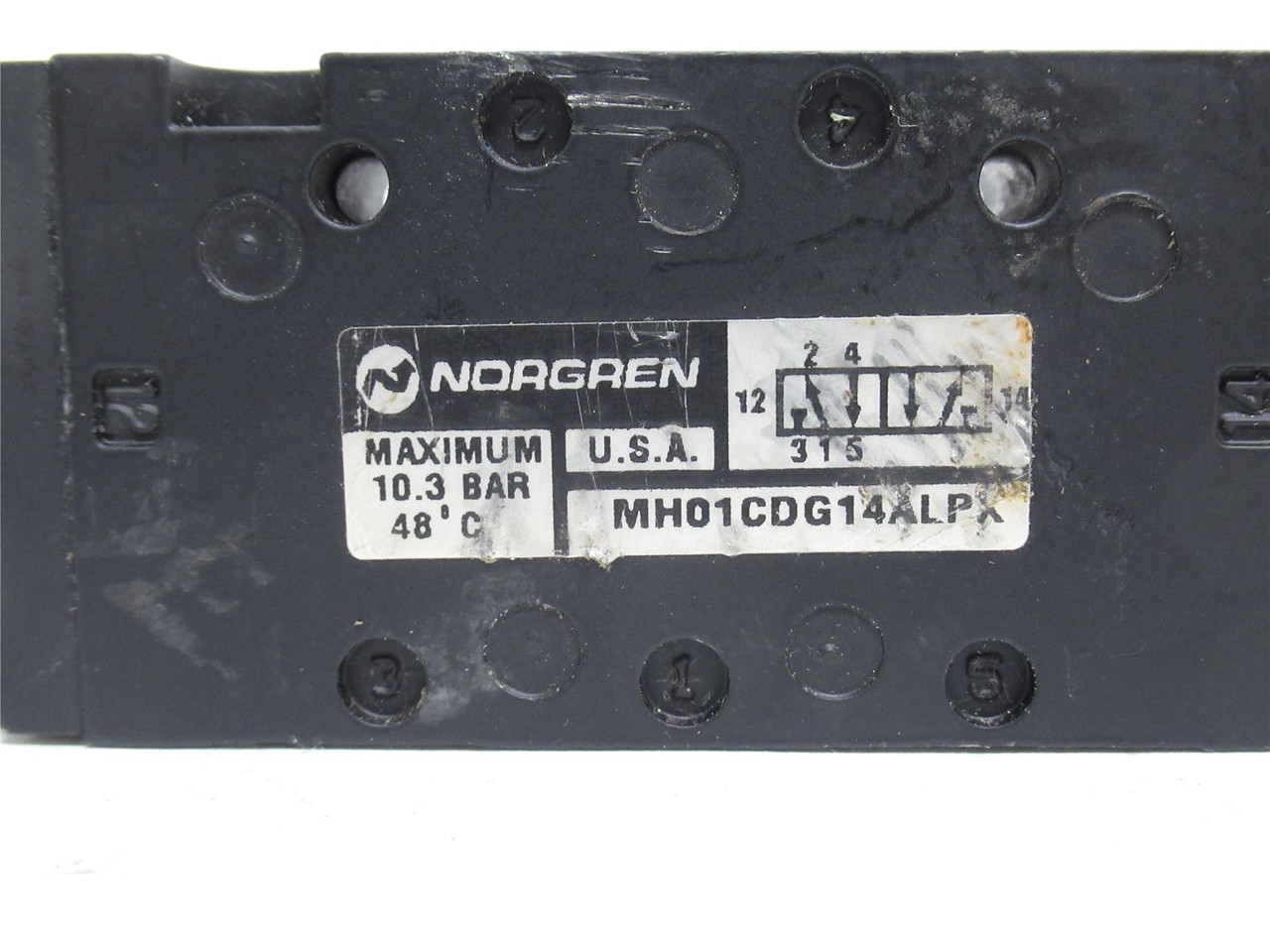 Norgren MH01CDG14ALPX; Solenoid Valve; 10.3BAR; 24VDC