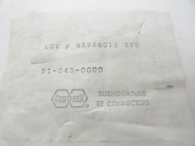 Sealectro 51-043-0000; RF Connector