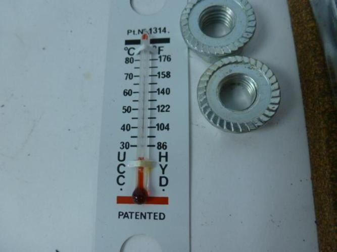 UCC 1314; Thermometer; 86 degrees F to 176