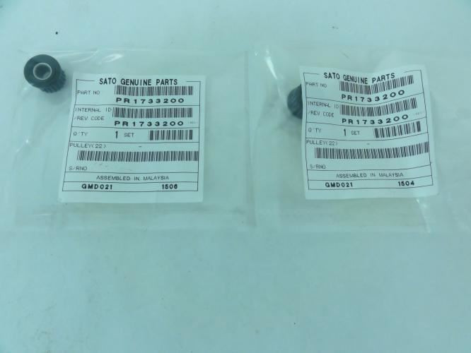 Sato PR1733200; Lot-2 Pulleys for M8490Se M8490S