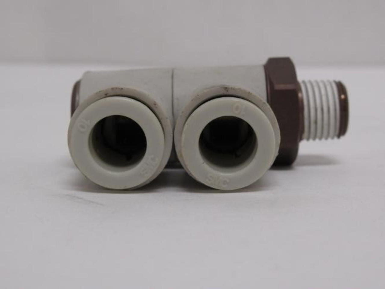 SMC KQ2VD06-02S; Double Universal Male Elbow; 3/8" Tube; 1/4NPT