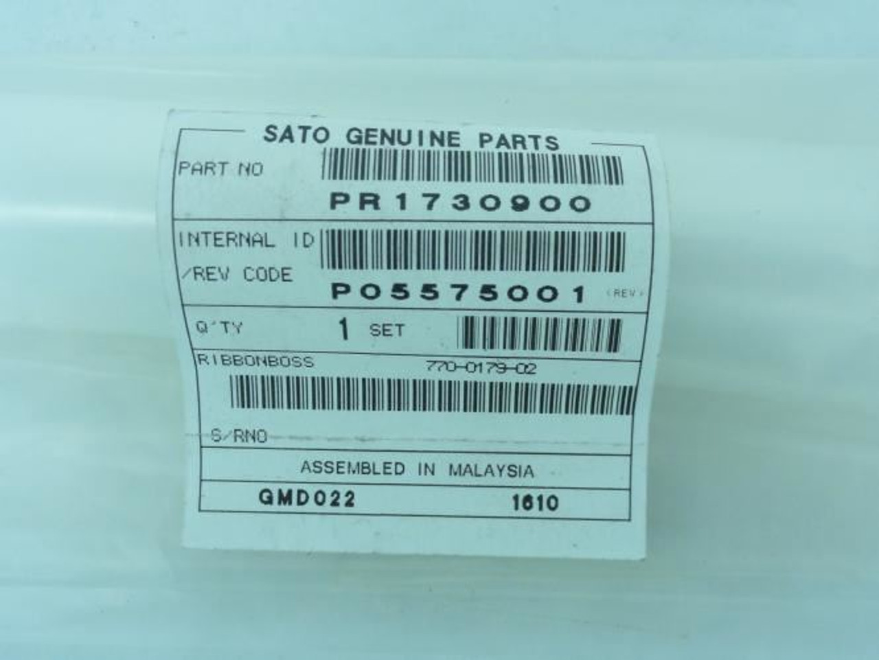 Sato PR1730900; Lot-2 Ribbon boss for CL408E / CL412E printers Sato PR1730900; Lot-2 Ribbon boss for CL408E / CL412E printers
