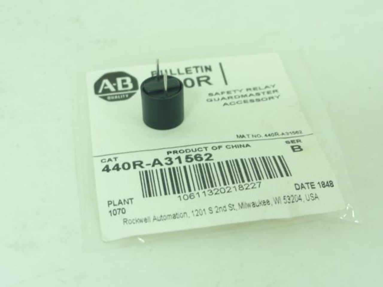 Allen-Bradley 440R-A31562; Lot-15 Safety Relay Fuse; 500MA; 250C Allen-Bradley 440R-A31562; Lot-15 Safety Relay Fuse; 500MA; 250C