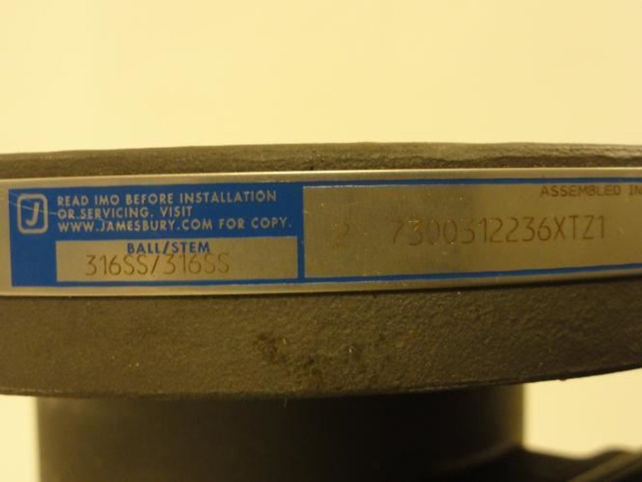 Jamesbury 7300312236XTZ1; Actuated Valve; 1-1/2" Flange