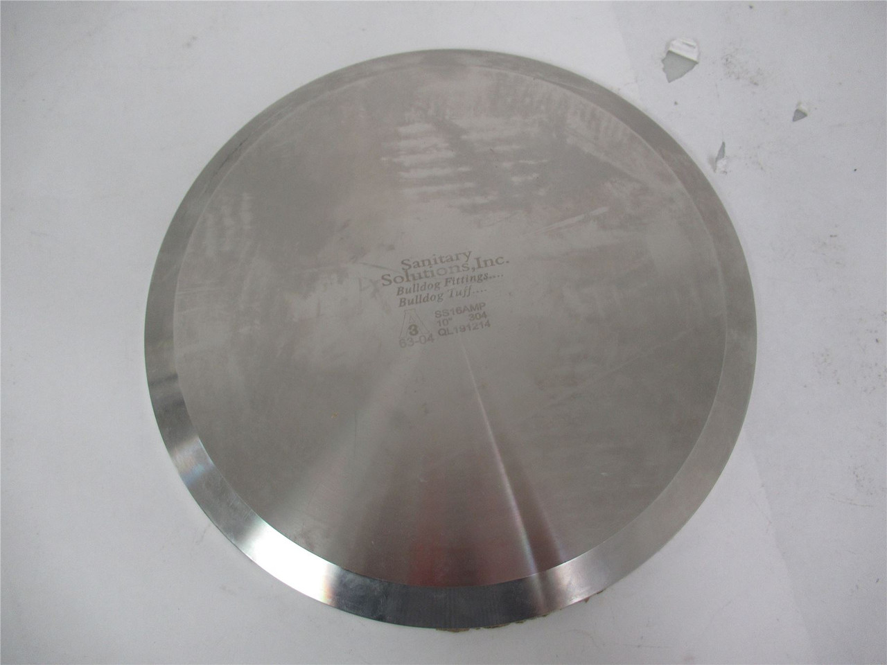 Sanitary Solutions SS16AMP-10-304; 304SS End Cap 10" Size