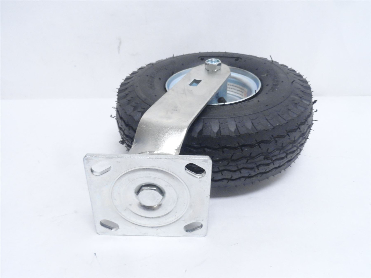 MFG- S-7110-PRB; Pneumatic Swivel Caster 10"; 4-Bolt