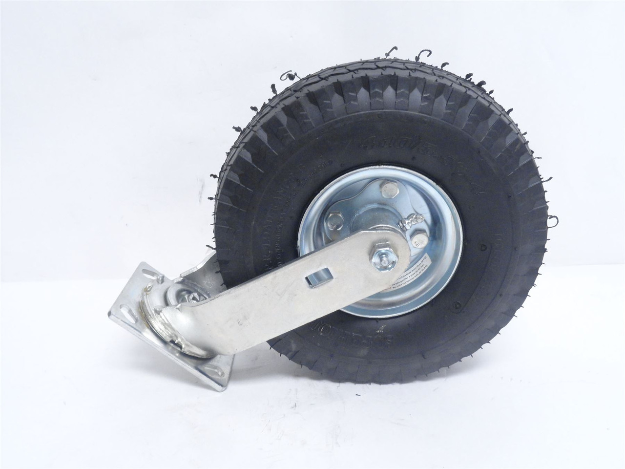 MFG- S-7110-PRB; Pneumatic Swivel Caster 10"; 4-Bolt