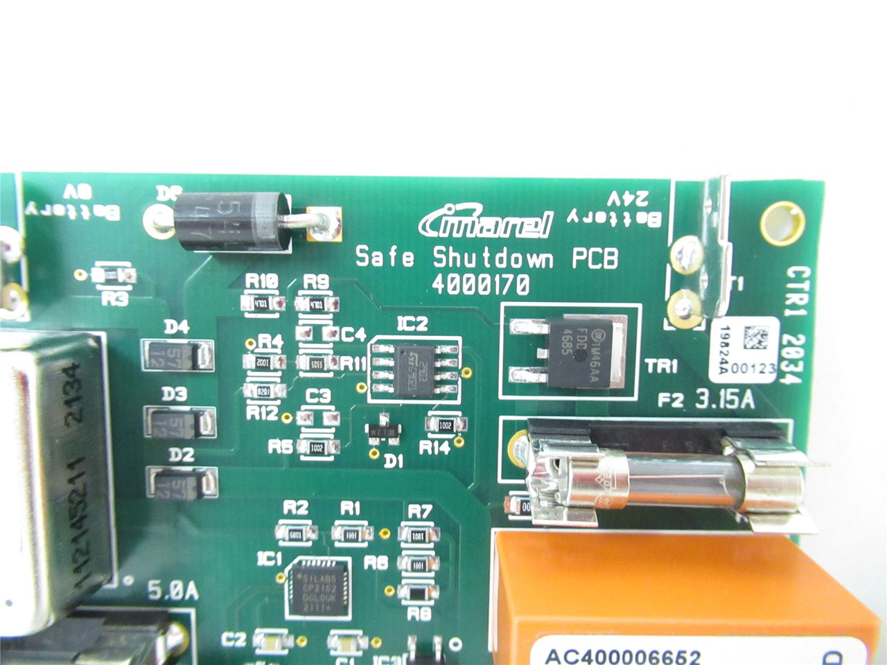 Marel 400006652; PC Board Safe Shutdown