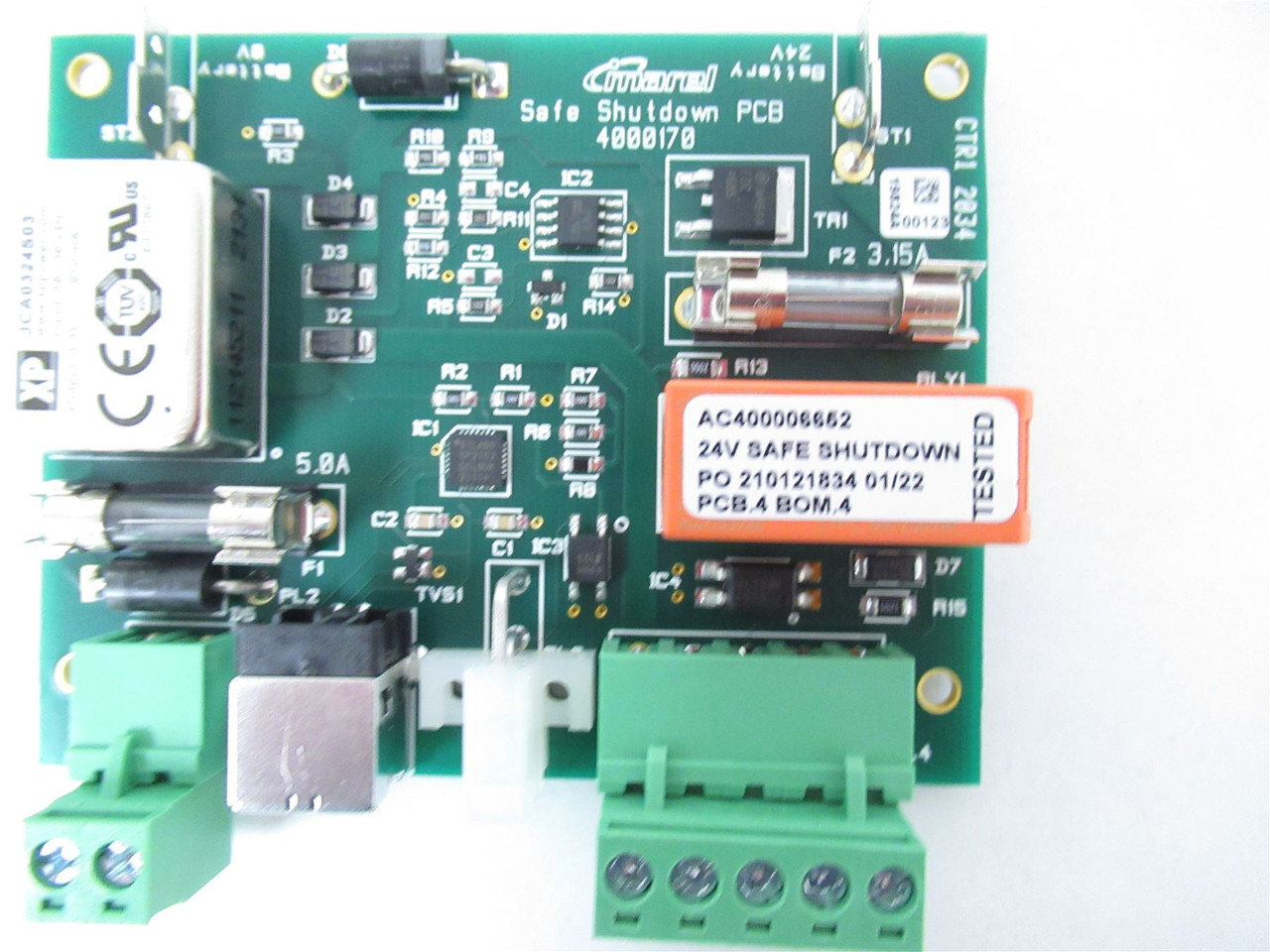 Marel 400006652; PC Board Safe Shutdown