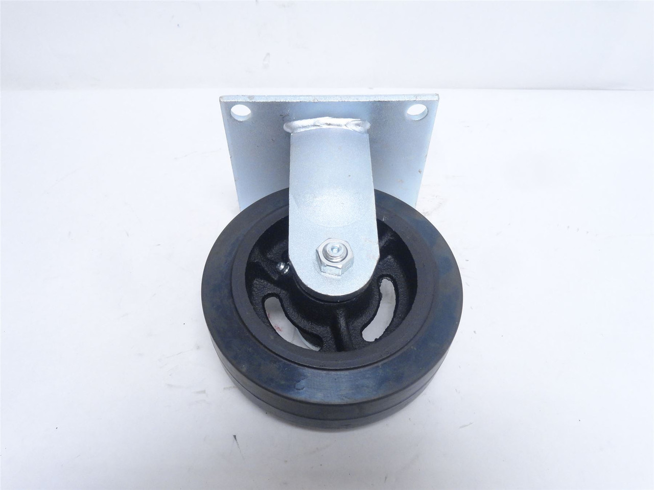 MFG- C4706101; Rigid Plate Castor; 6" x 2" Wheel; 4-Bolt