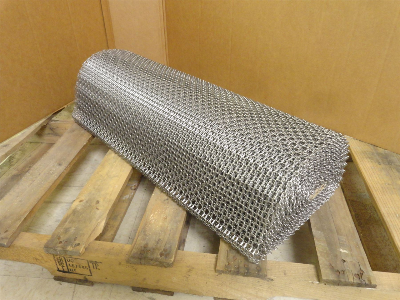 MFG- MDL-UNKN-246825; Wire Belting SS 3/4"Pitch 28-3/4"W 30ft MFG- MDL-UNKN-246825; Wire Belting SS 3/4"Pitch 28-3/4"W 30ft