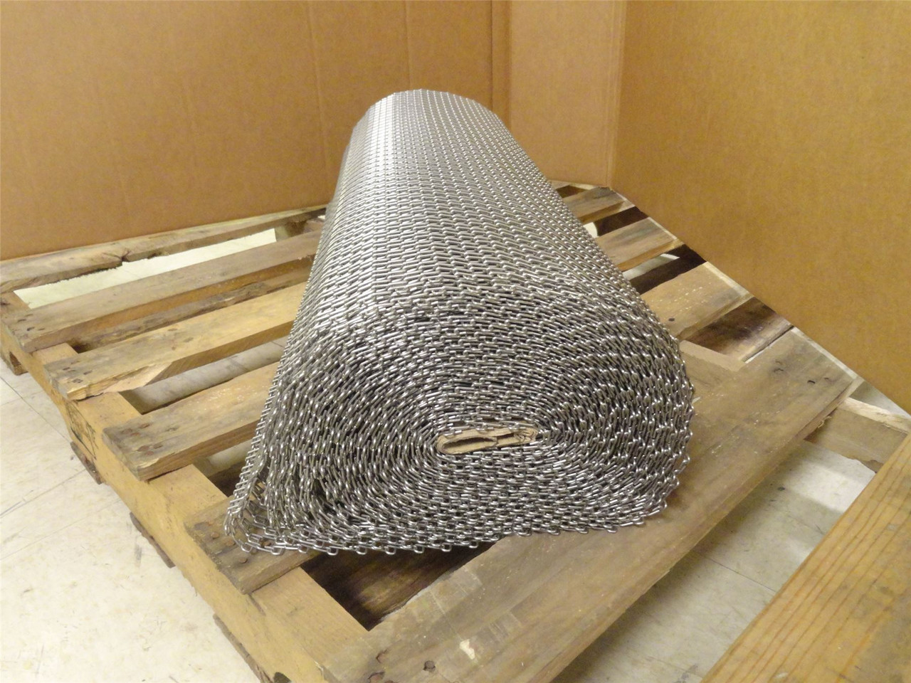 MFG- MDL-UNKN-246825; Wire Belting SS 3/4"Pitch 28-3/4"W 30ft MFG- MDL-UNKN-246825; Wire Belting SS 3/4"Pitch 28-3/4"W 30ft