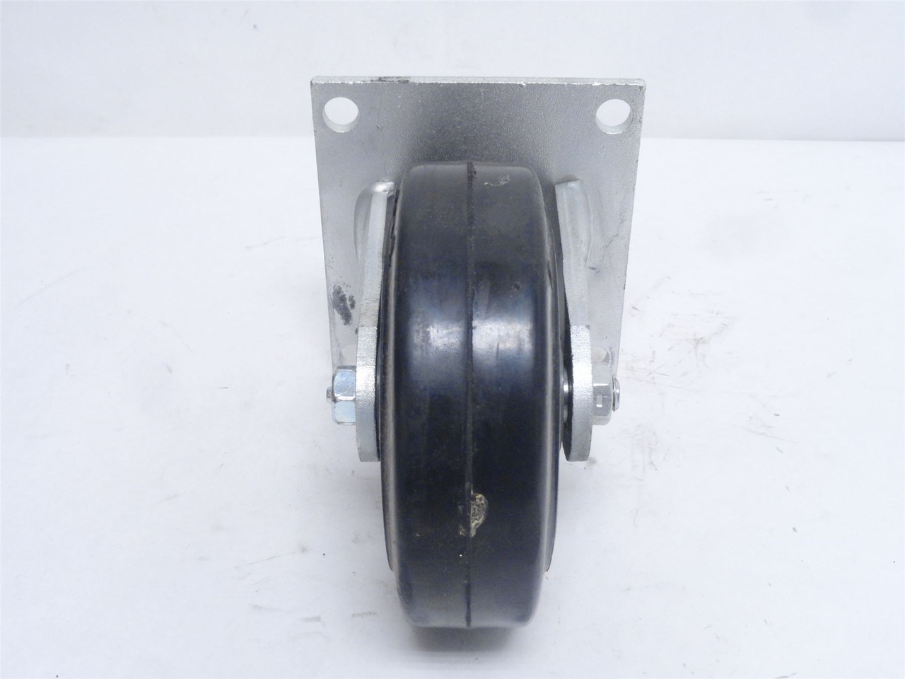 Albion C4706101; Rigid Plate Castor; 6" x 2" Wheel; 4-Bolt