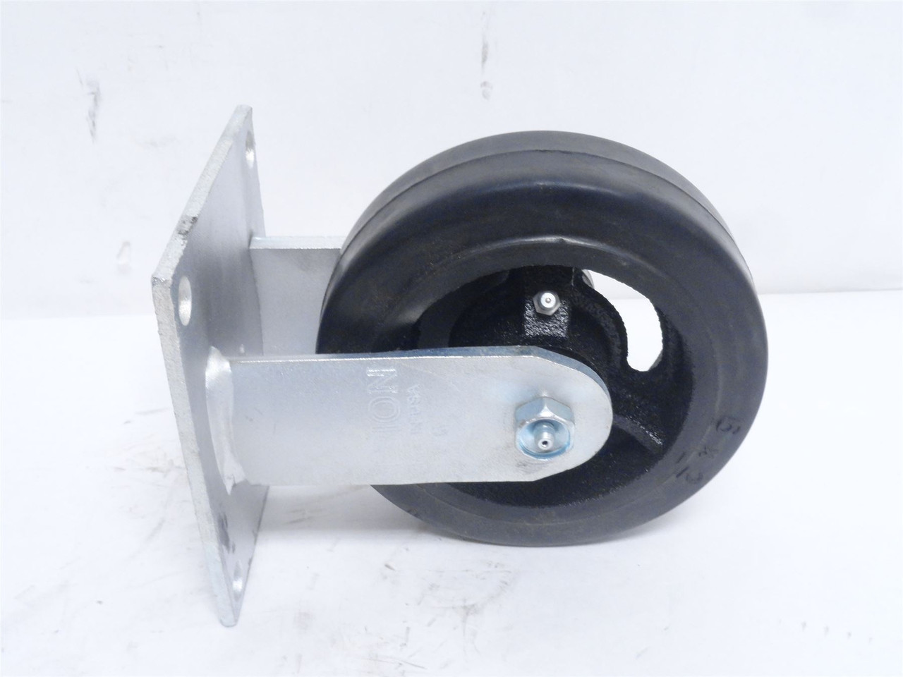 Albion C4706101; Rigid Plate Castor; 6" x 2" Wheel; 4-Bolt