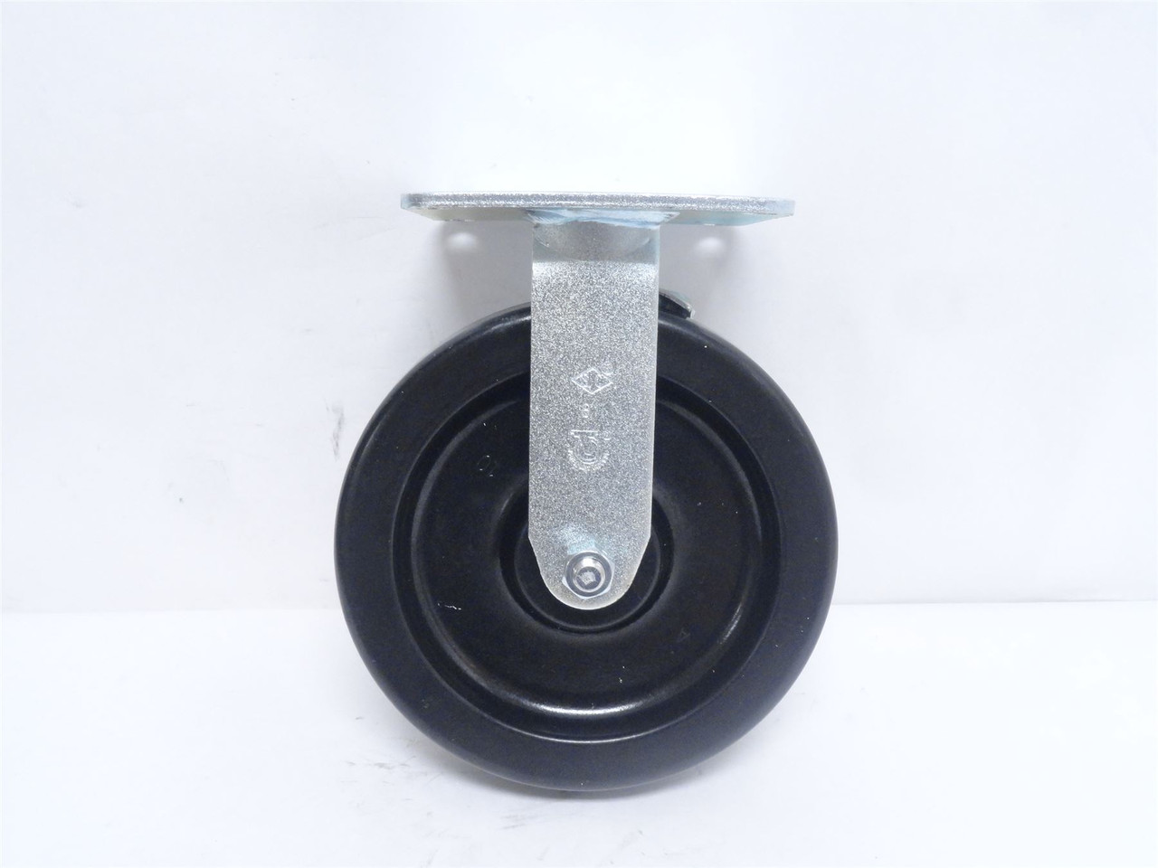 MHS Castor R282RPH; Rigid Caster; 8" x 2" Phenolic Wheel