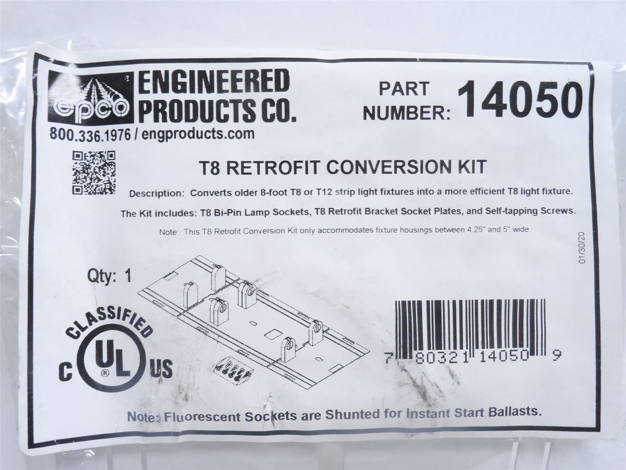 EPCO 14050; Retrofit Conversion Kit EPCO 14050; Retrofit Conversion Kit