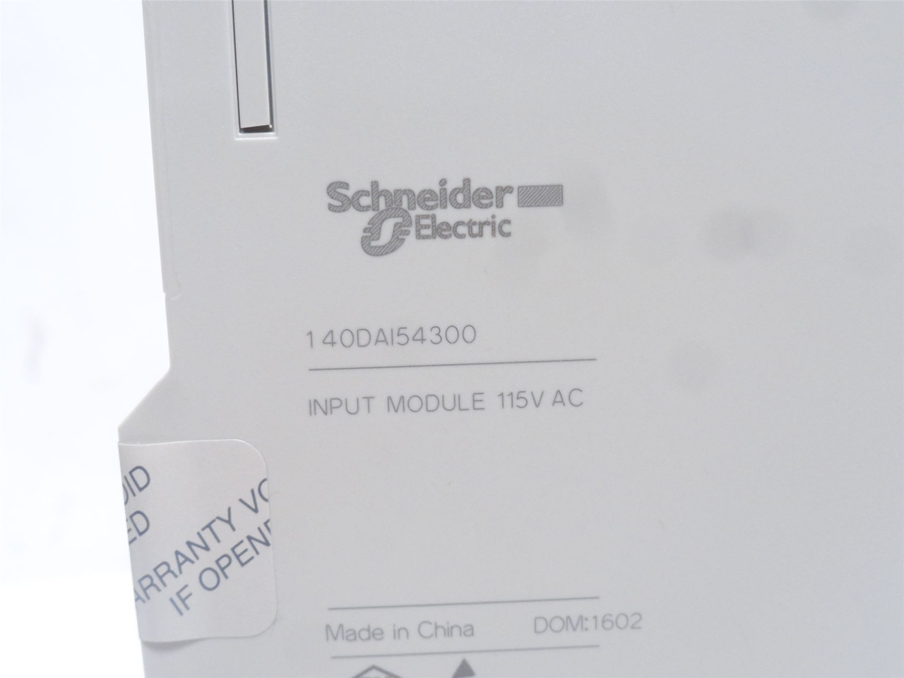 Schneider 140DA154300;  Modicon Quantum Input Module; 115VAC
