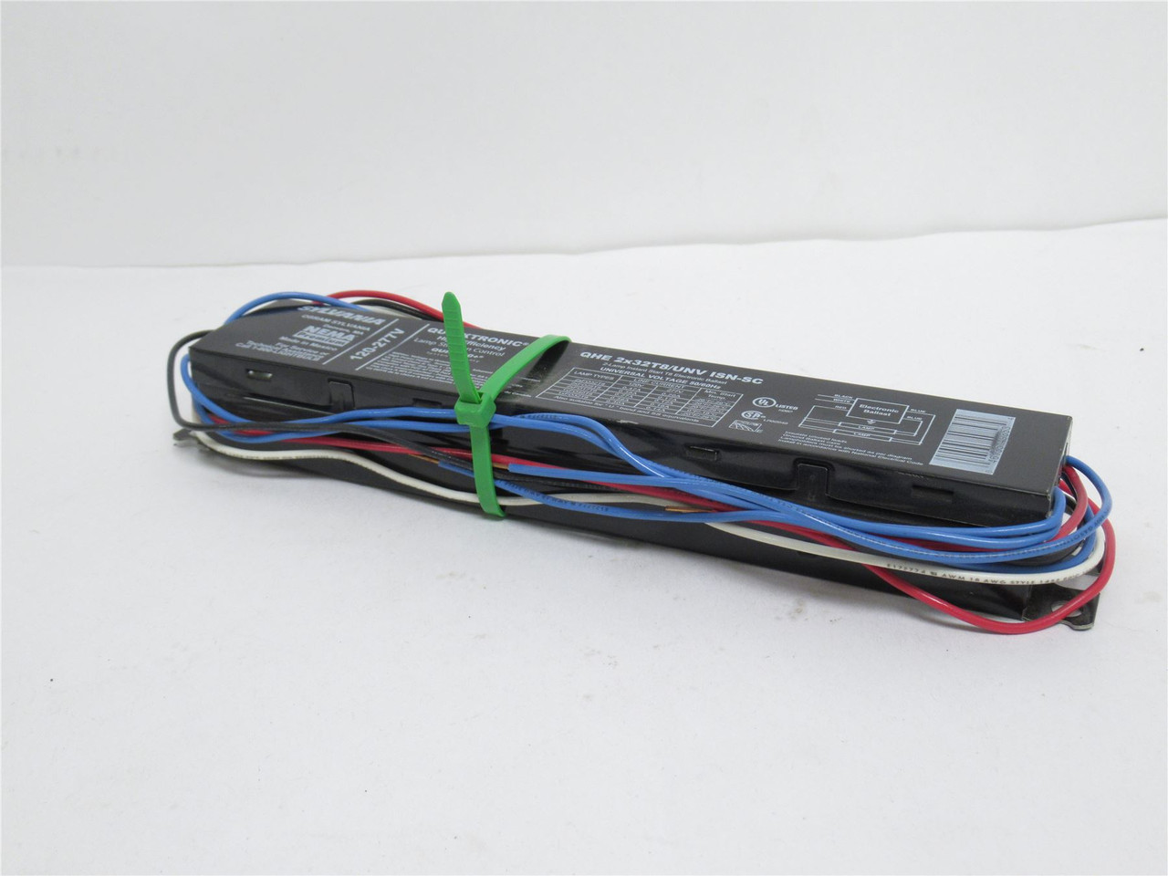 Sylvania QHE2X32T8/UNV ISN-SC; Ballast; 2-Lamp; 120-277VAC Sylvania QHE2X32T8/UNV ISN-SC; Ballast; 2-Lamp; 120-277VAC
