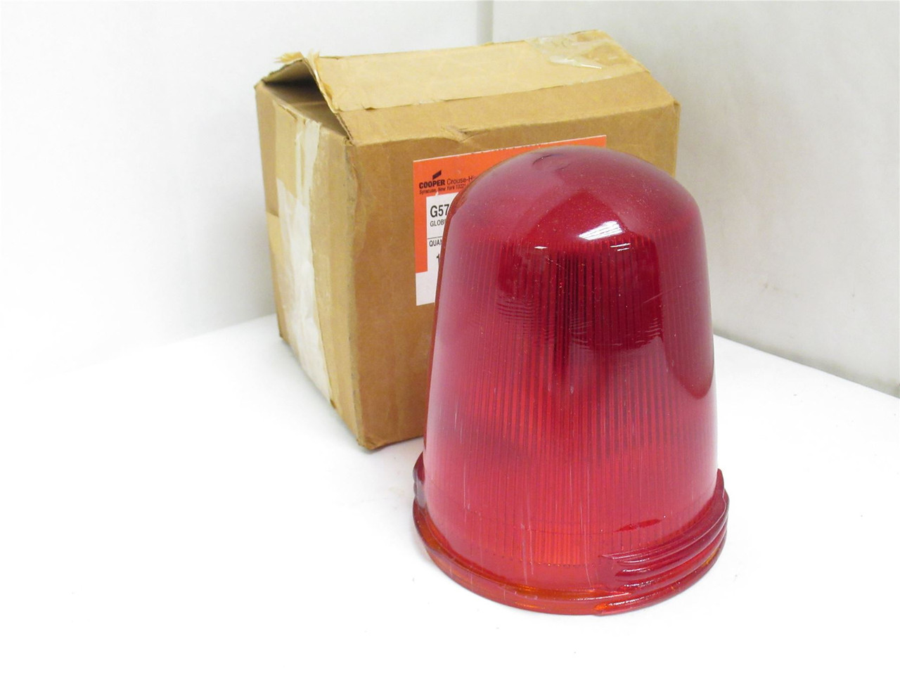 Cooper G57; Glass Globe; Red