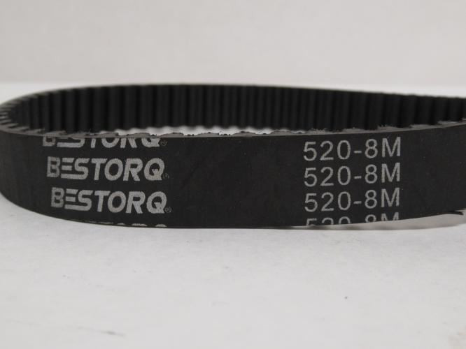 Bestorq 520-8M-20; Synchronous Timing Belt 520mm Long; 20mm Wide