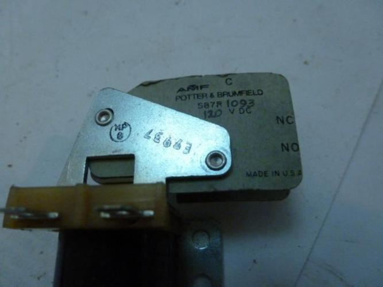 Potter and Brumfield S87R1093; Relay 120VDC