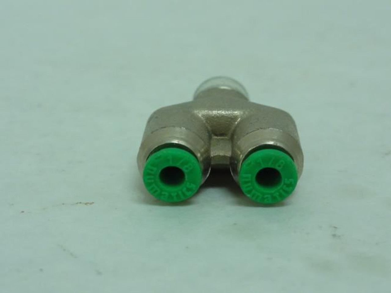 Numatics INB132-108-020; Y-Pattern Connector 1/8" Tube x 1/8 NPT