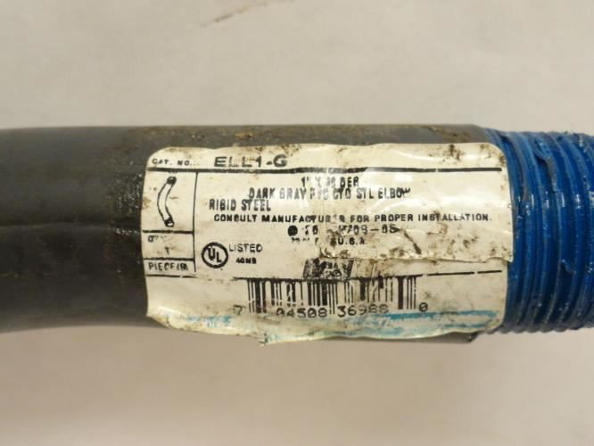 T&B ELL1-G; Standard Radius Elbow 90Deg; 1MNPT