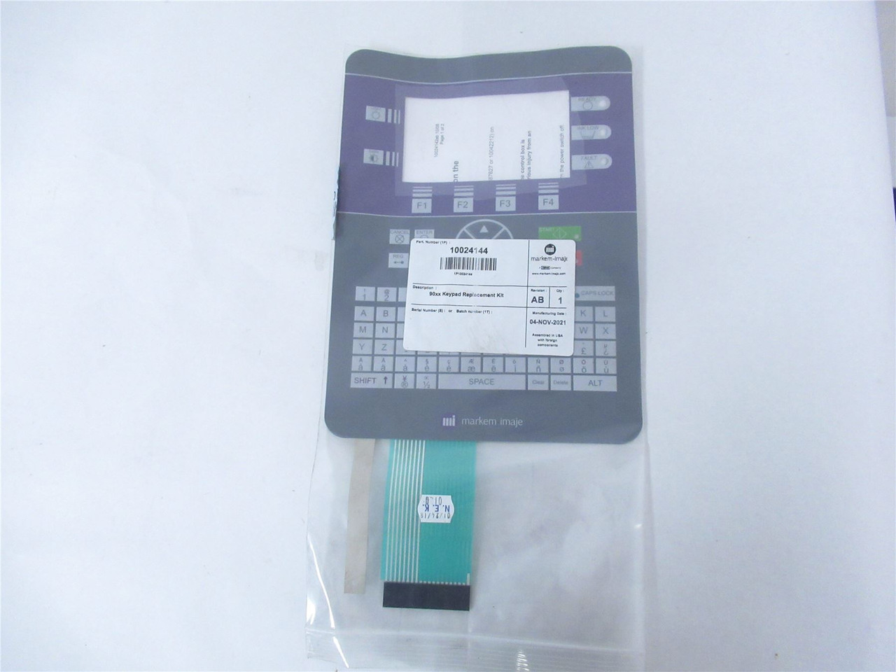 Markem 10024144; 90xx Keypad Replacement Kit