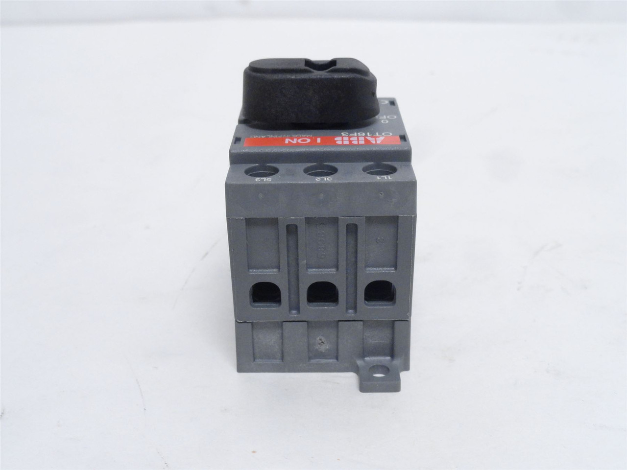 ABB OT16F3; Disconnect Switch; NON-Fused; 16A; 3P; 600VAC