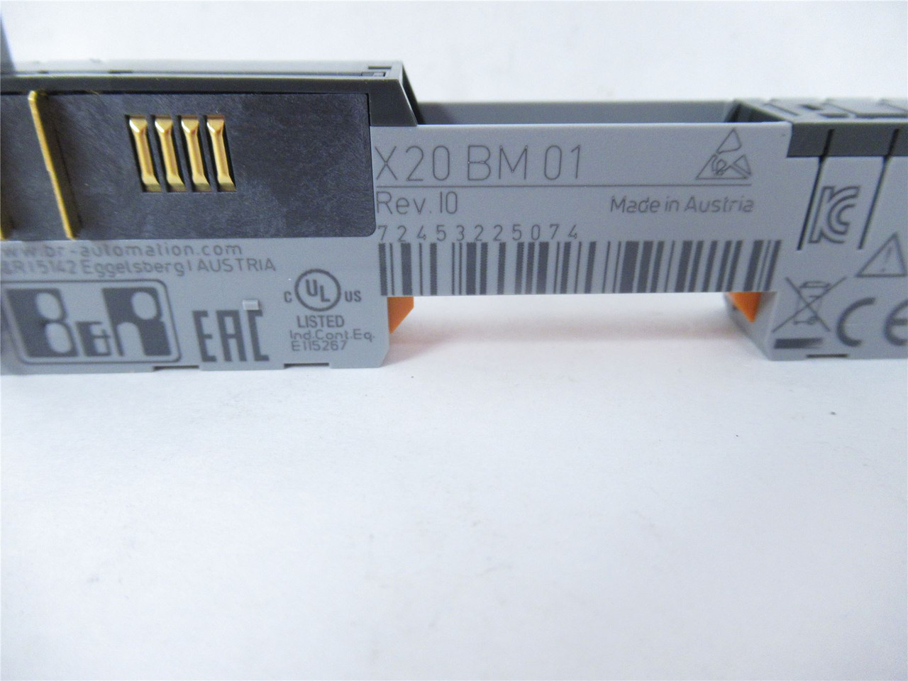 B and R X20BM01; Power Supply Bus Module; 24 VDC keye