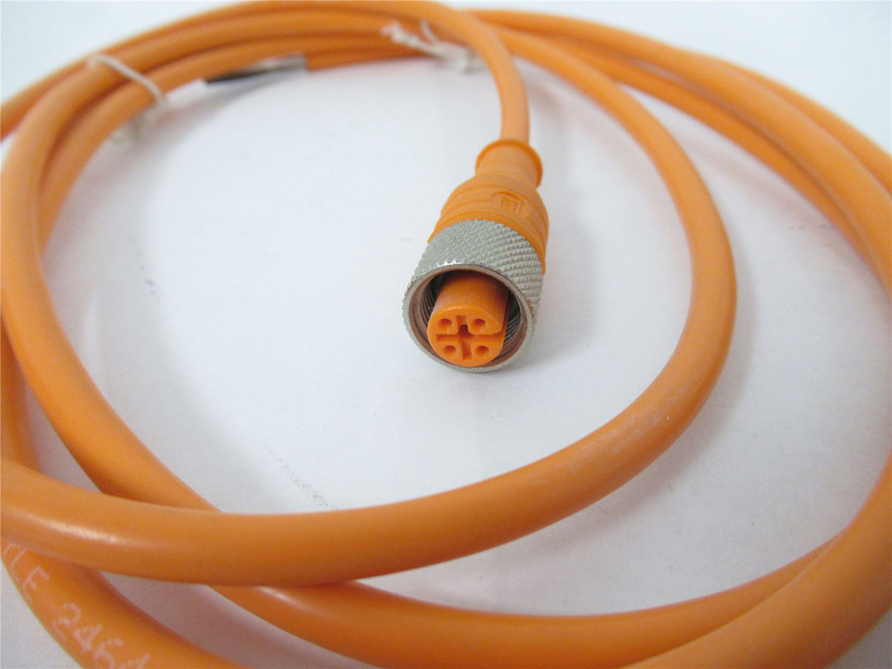 SICK DOL-1204-G02M ; CABLE M12 FEMALE 4-PIN PVC ORANGE 2M