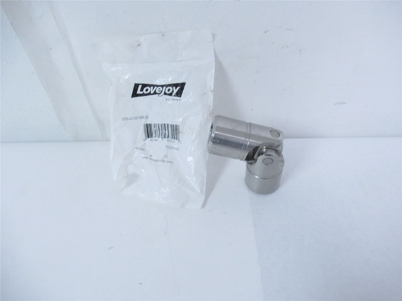 Lovejoy D8B-UJ-SS-5/8x5/8; Coupler 90 Degree 2 set screw.625"