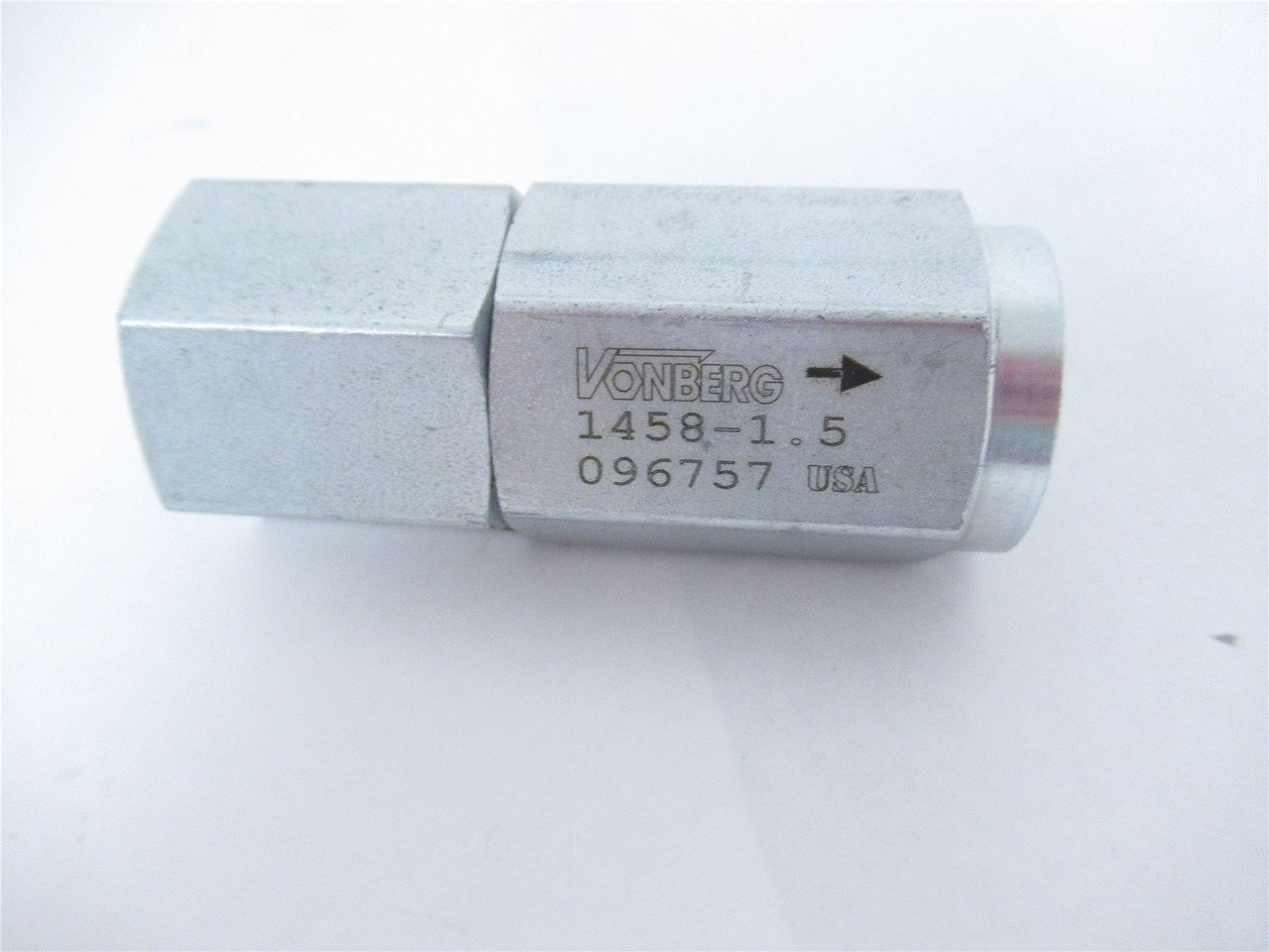Vonberg 1458-1.5; Hydraulic Flow Control Valve -08SAE 1.5GPM