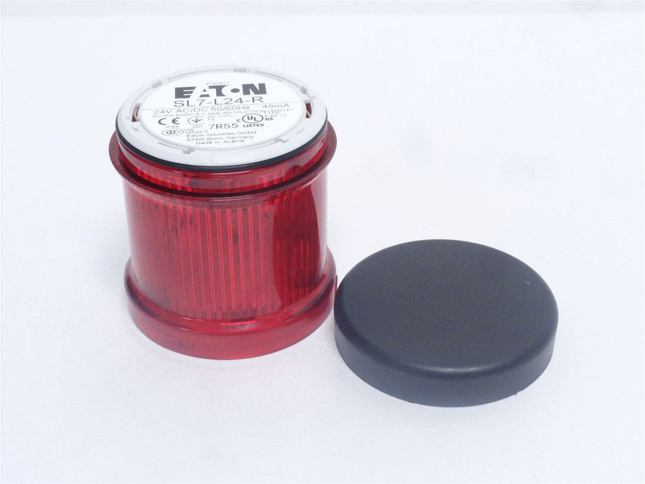 Eaton SL7-L24-R; Steady Red Led Beacon; 24VAC/DC; 73mm Base Eaton SL7-L24-R; Steady Red Led Beacon; 24VAC/DC; 73mm Base