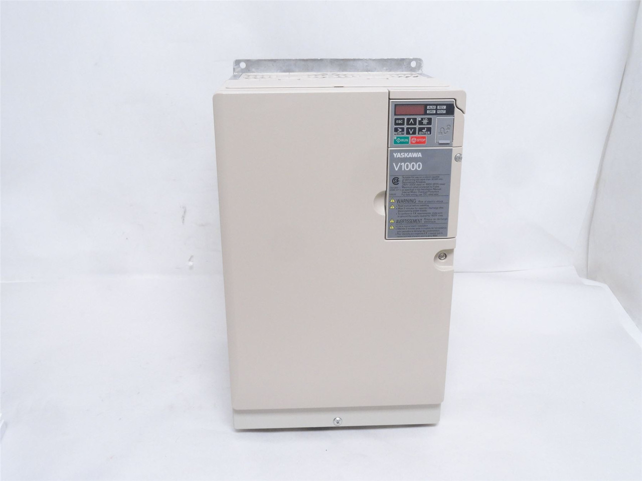 Yaskawa CIMR-VU2A0069FAA; AC Drive 25HP 240VAC In Yaskawa CIMR-VU2A0069FAA; AC Drive 25HP 240VAC In