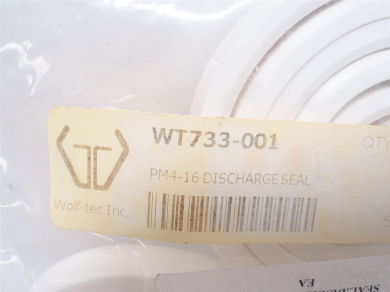 Wolf-Tec WT733-001; Discharge Door Seal