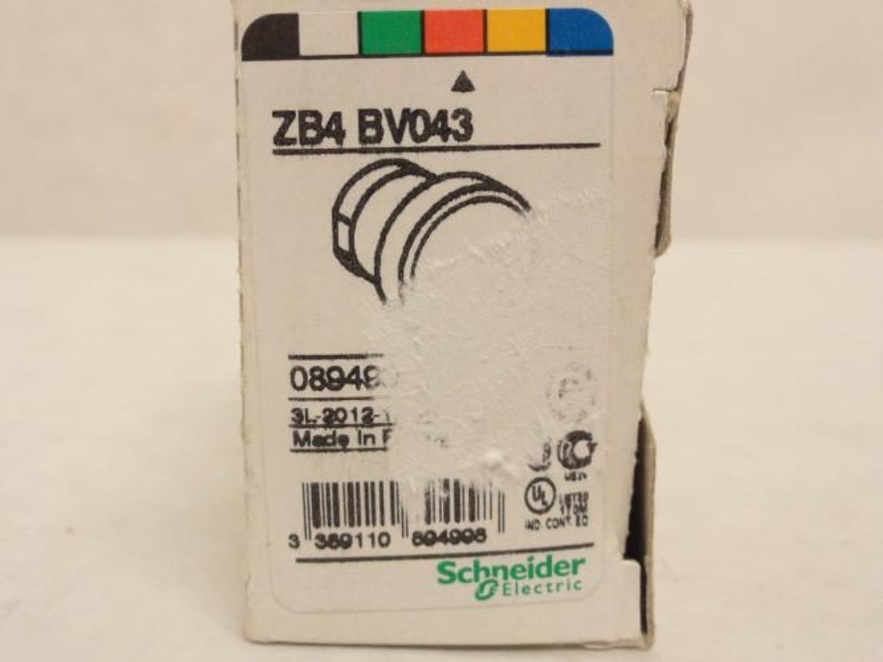 Schneider ZB4-BV043; Red Pilot Light Head; 22mm Schneider ZB4-BV043; Red Pilot Light Head; 22mm