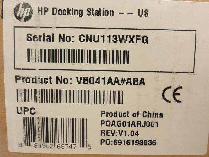 Hewlett Packard VB041AA#ABA; Docking Station # 90W