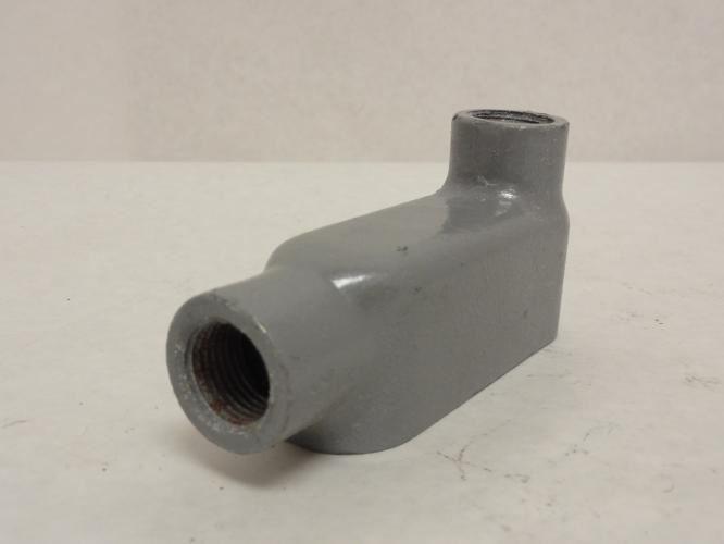 Duraloy OLB-1M; Conduit Outlet Body; Iron; 1/2" Threaded