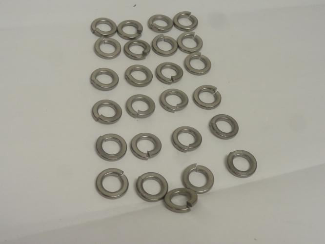 Industry-STD 53MF82 ; Lot-25; Split Lockwasher; 316 SS; 1/2"