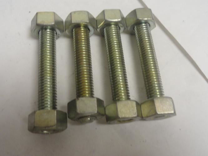 Fastenal 100270; Lot-4 Bolt Stud-Nuts; 1/2" x 3"