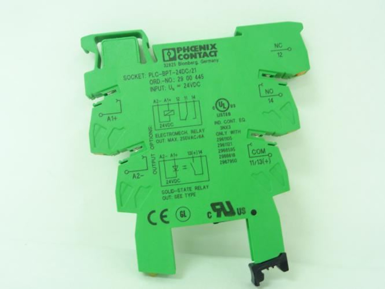 Phoenix Contact PLC-BPT-24DC/21; Terminal Block; 24VDC