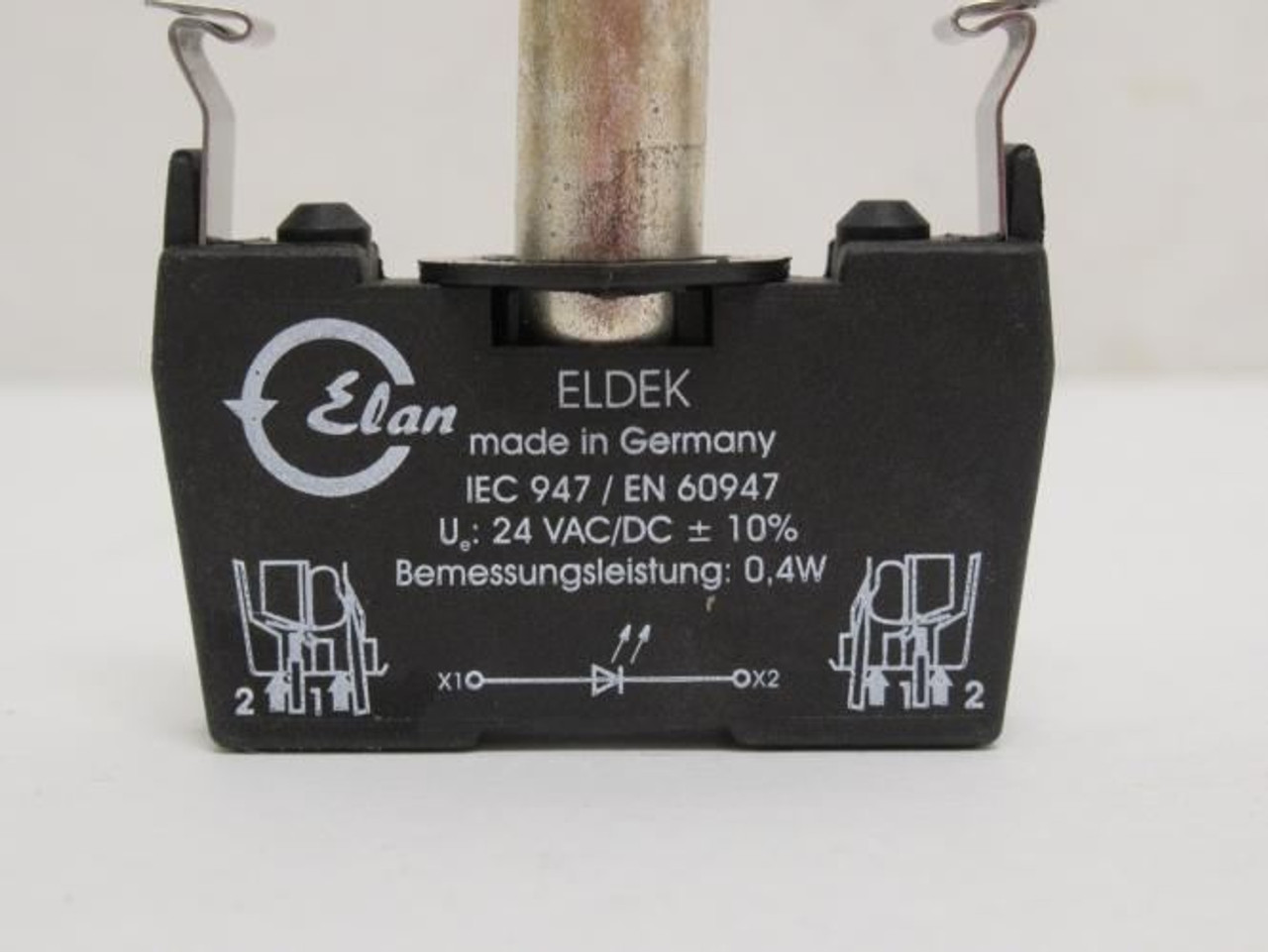 Schmersal ELDEKWS24; Contact Block W/Light; 24/28 VAC/DC Schmersal ELDEKWS24; Contact Block W/Light; 24/28 VAC/DC