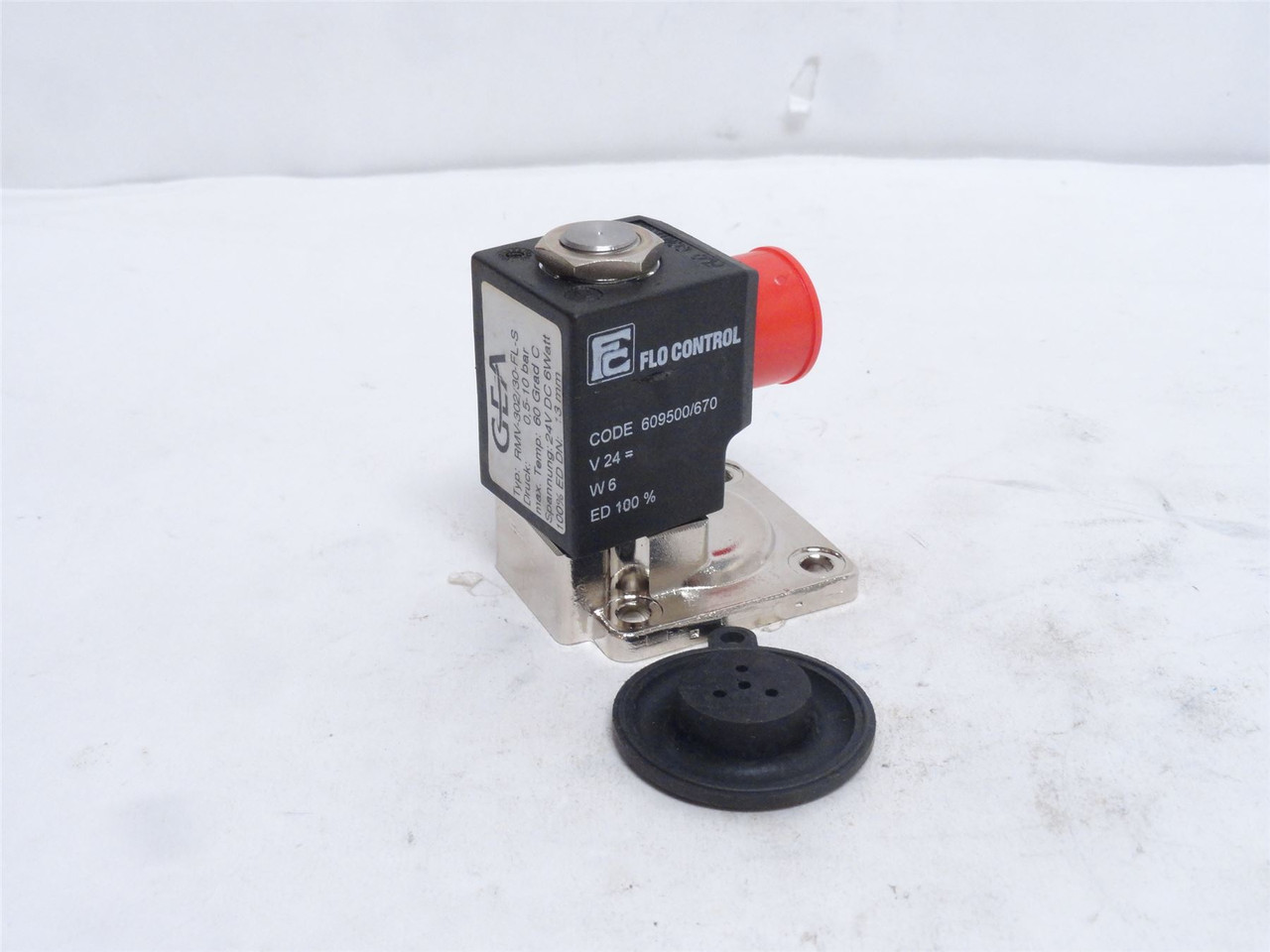 GEA RMV-302/30-FL-S; Control Solenoid Valve; 0.5-10BAR; 24VDC