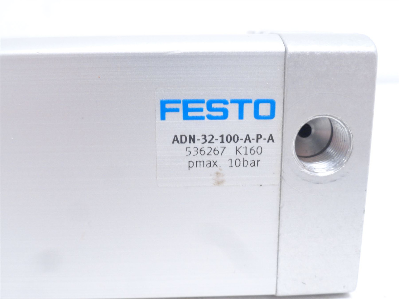 Festo ADN-32-100-A-P-A; Air Cylinder 536267 32mmID; 100mm Stk Festo ADN-32-100-A-P-A; Air Cylinder 536267 32mmID; 100mm Stk