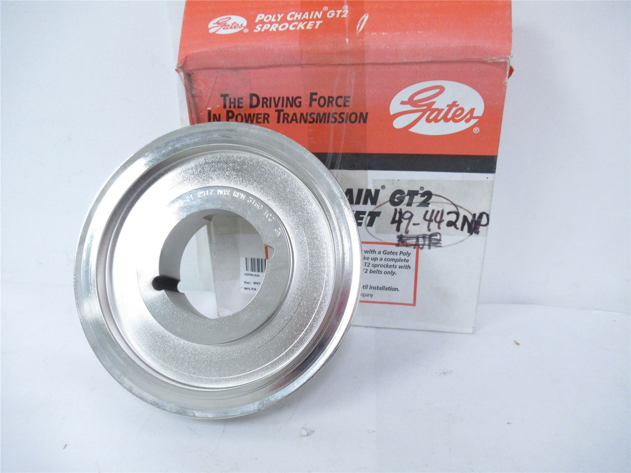 Gates 8MX80S212517; Bushed Timing Pulley 8mm x 80T x 21mmW