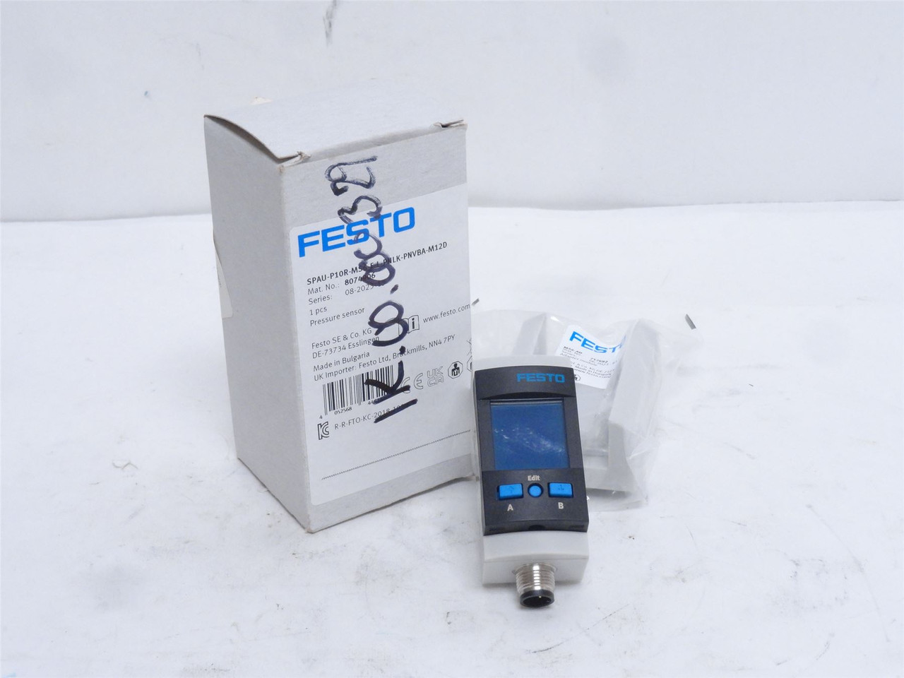Festo SPAU-P10R- MS6-F-L-PNLK- PNVBA-M12D; Pressure Sensor